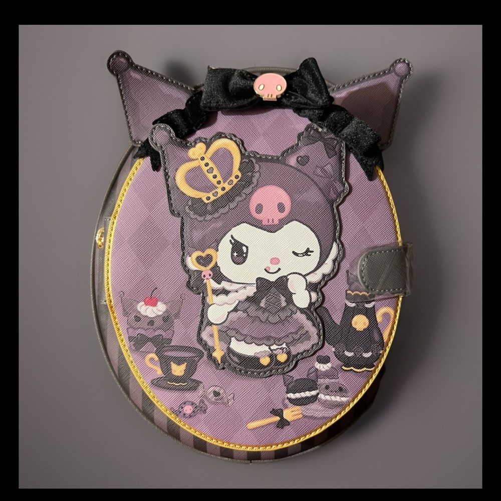 Loungefly Sanrio Kuromi 20th Anniversary Cameo Mini Backpack